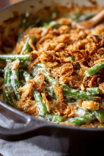 Creamy Green Bean Casserole from Scratch