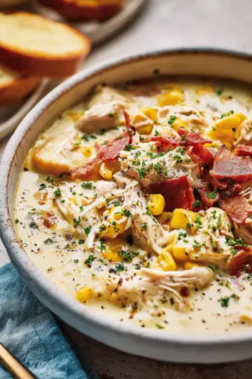 Slow Cooker Chicken Corn Chowder