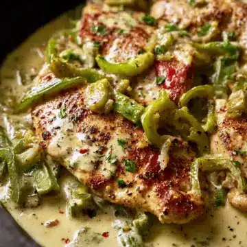 One-Pan Creamy Pepperoncini Chicken