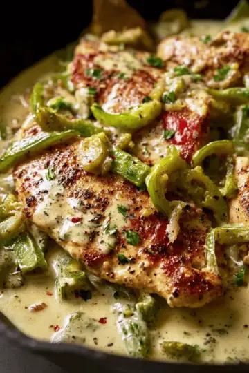 One-Pan Creamy Pepperoncini Chicken