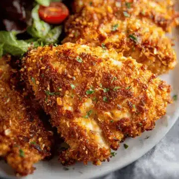 Pretzel Crusted Chicken