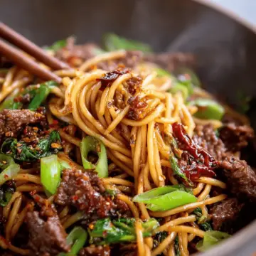 Caramelised Sticky Beef Noodles