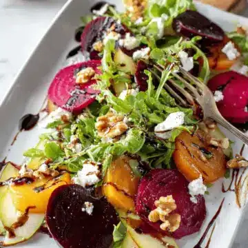Beet Salad with Goat Cheese and Balsamic