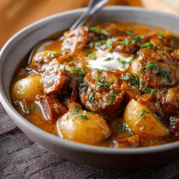 Saucy Hungarian Red Potato Goulash