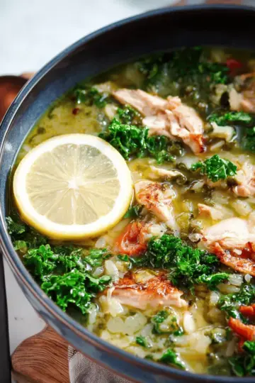 Chicken Piccata Soup