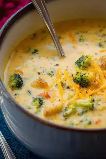 Cheddar Broccoli Potato Soup
