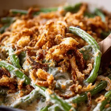 Creamy Green Bean Casserole from Scratch
