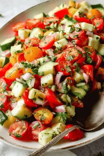 10-Minute Summer Veggie Salad