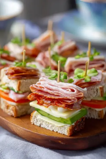 Easy Tea Club Sandwiches