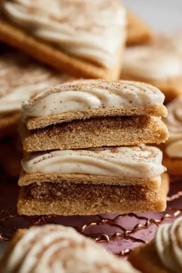Frosted Brown Sugar Cinnamon Pop Tart Cookies