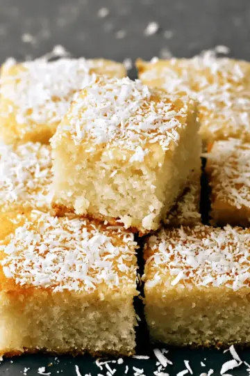 Coconut Milk Snack Cake