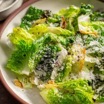 Lemon Parmesan Lettuce Salad Recipe