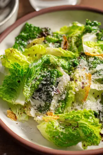 Lemon Parmesan Lettuce Salad Recipe