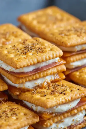 Ritz Cracker Sandwiches