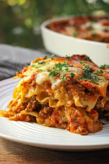 Italian Unstuffed Cabbage Roll Casserole