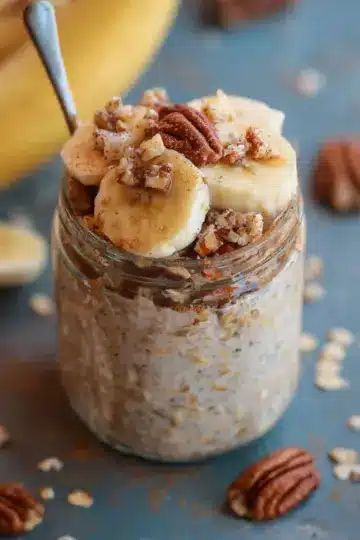 Banana Bread Overnight Oats