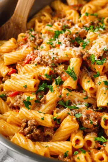 Rotel Pasta With Ground Beef