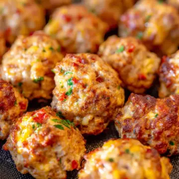 Rotel Cream Cheese Sausage Balls