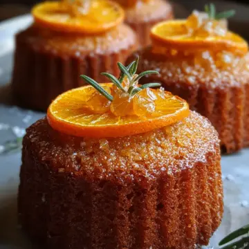 orange ginger honey cakes