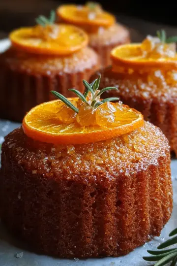 orange ginger honey cakes