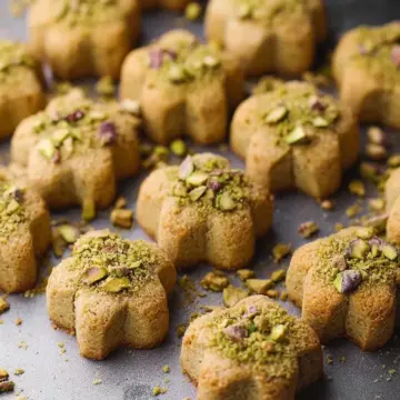 Persian Chickpea Cookies with Pistachio