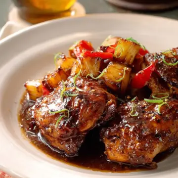 Whiskey Pineapple Chicken