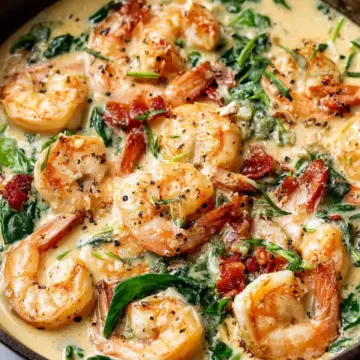 Easy Creamy Tuscan Shrimp Recipe