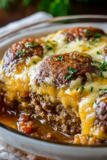 Amish Hamburger Steak Bake