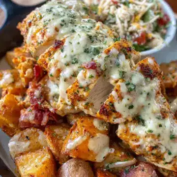 Garlic Parmesan Chicken and Potatoes