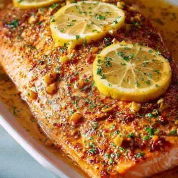 Baked Lemon Garlic Salmon