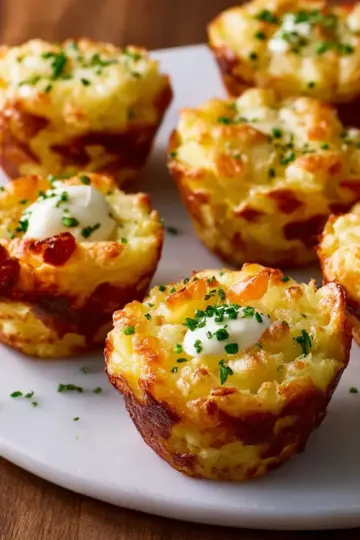Cheesy Mashed Potato Puffs