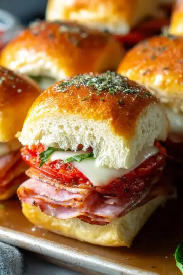 Hot Italian Sub Sliders