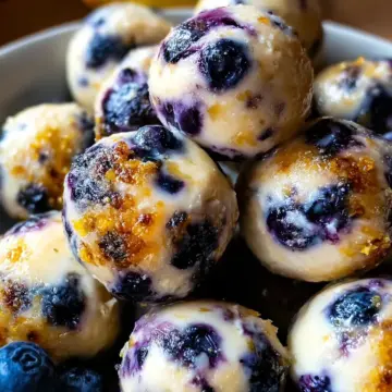 Lemon Blueberry Cottage Cheese Protein Bites That Energize You