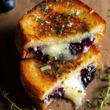 Blueberry White Cheddar Grilled Cheese