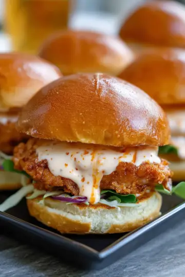Bang Bang Chicken Sliders