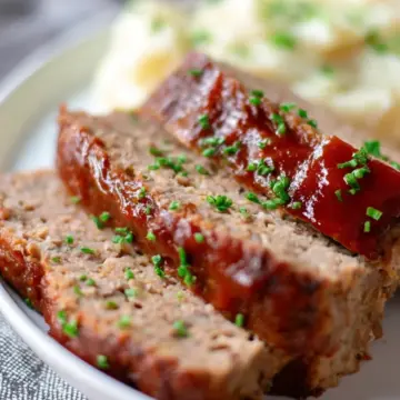 Meatloaf with Ketchup Glaze