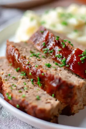 Meatloaf with Ketchup Glaze