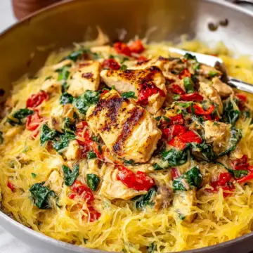 Tuscan Chicken and Spaghetti Squash
