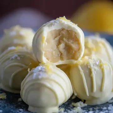 White Chocolate and Lemon Truffles