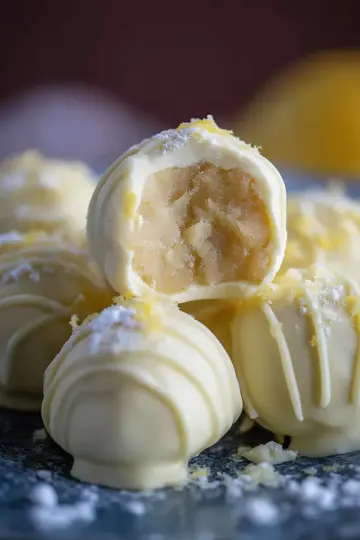White Chocolate and Lemon Truffles
