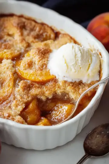Easy Peach Cobbler
