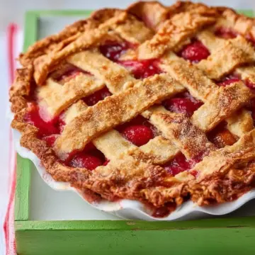 Raspberry Rhubarb Pie
