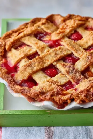 Raspberry Rhubarb Pie