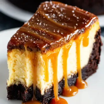 Caramel Brownie Cheesecake