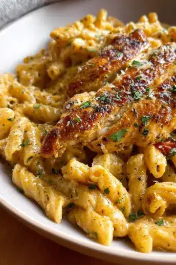 Garlic Parmesan Chicken and Pasta