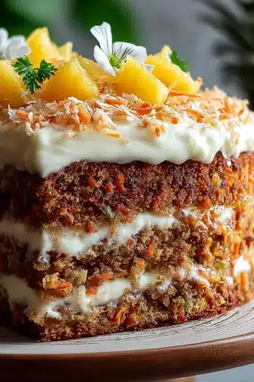 Valentine’s Day Hawaiian Carrot Pineapple Cake