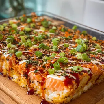 Salmon Sushi Bake