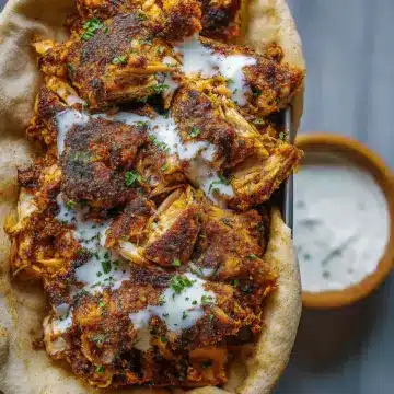 Chicken Shawarma with Garlic White Sauce