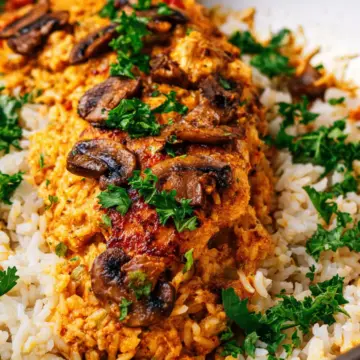Smothered Chicken and Rice