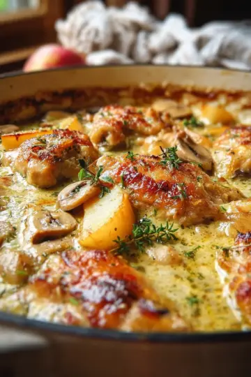 French Chicken Casserole a la Normande